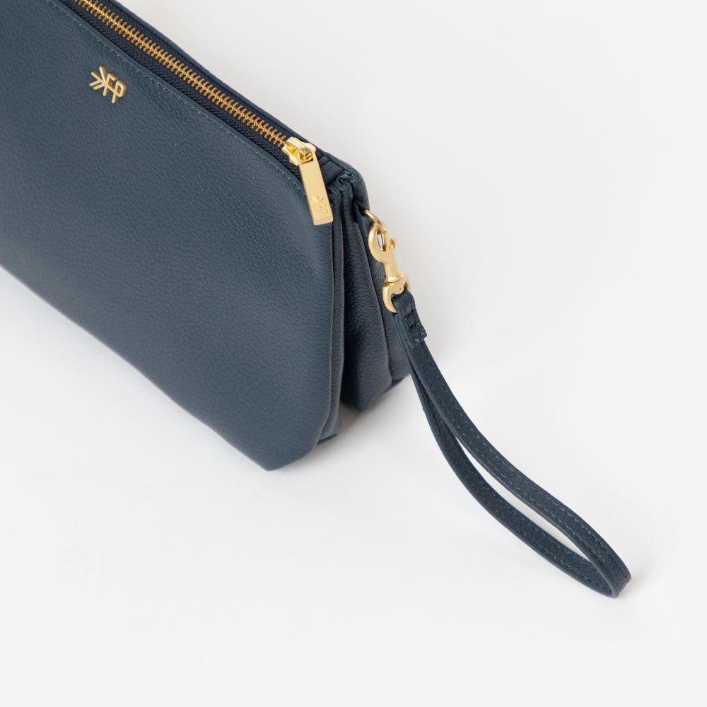 Navy Classic Zip Pouch Bags Bags