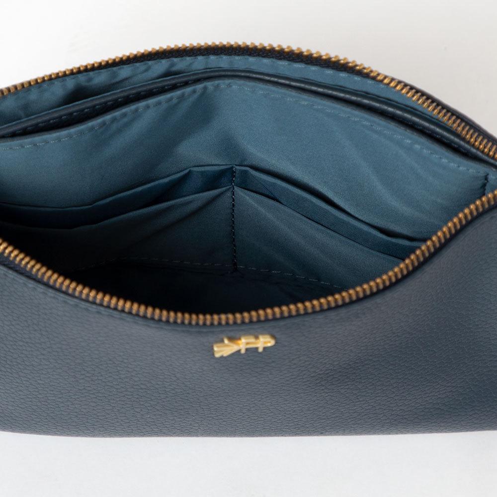 Navy Classic Zip Pouch Bags Bags