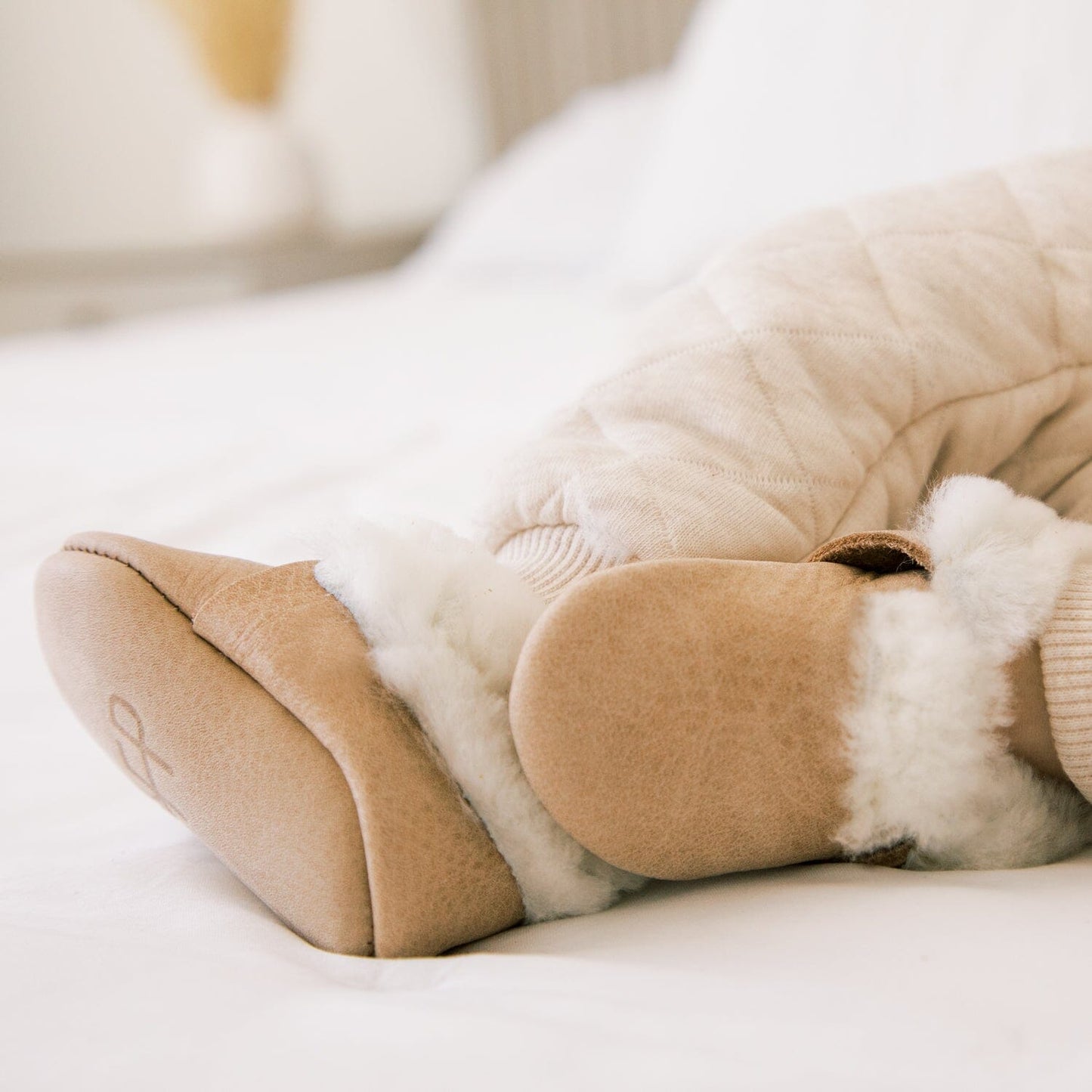 Weathered Brown Shearling Mocc Shearling Mocc Soft Sole