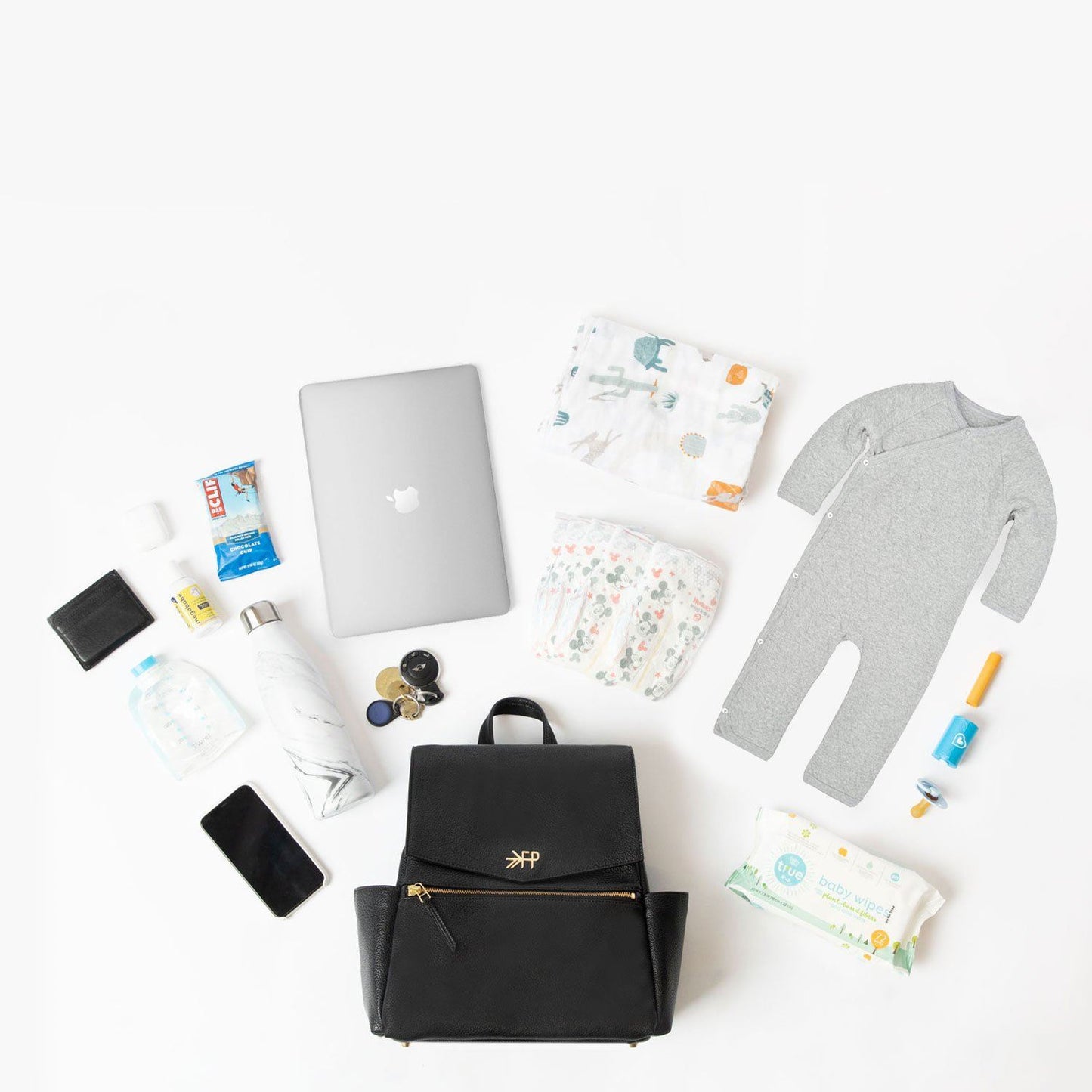 Stone Mini Classic Bag II Mini Classic Diaper Bag Diaper Bag