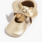 Platinum Knotted Bow Mocc knotted bow mocc Soft Sole