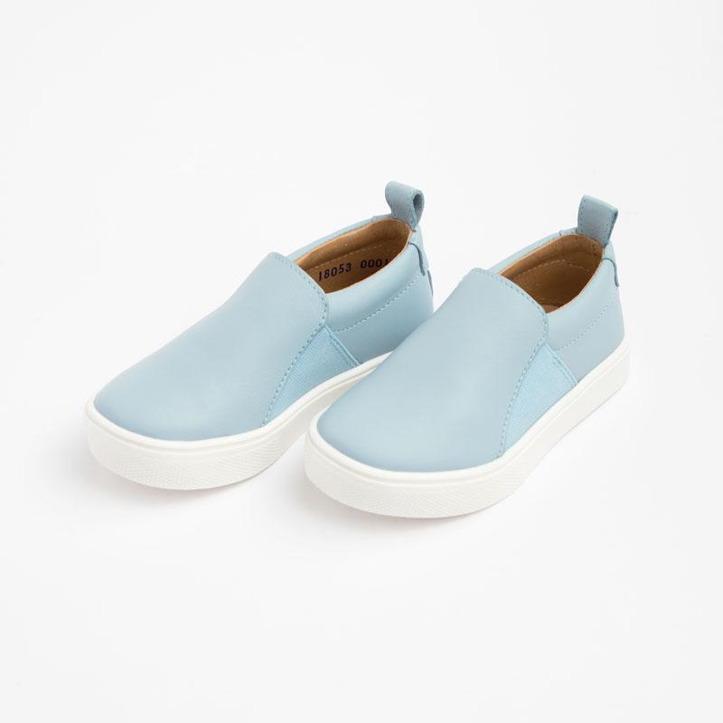 Powder Blue Slip On | Baby Blue Sneakers For Kids – Freshly Picked