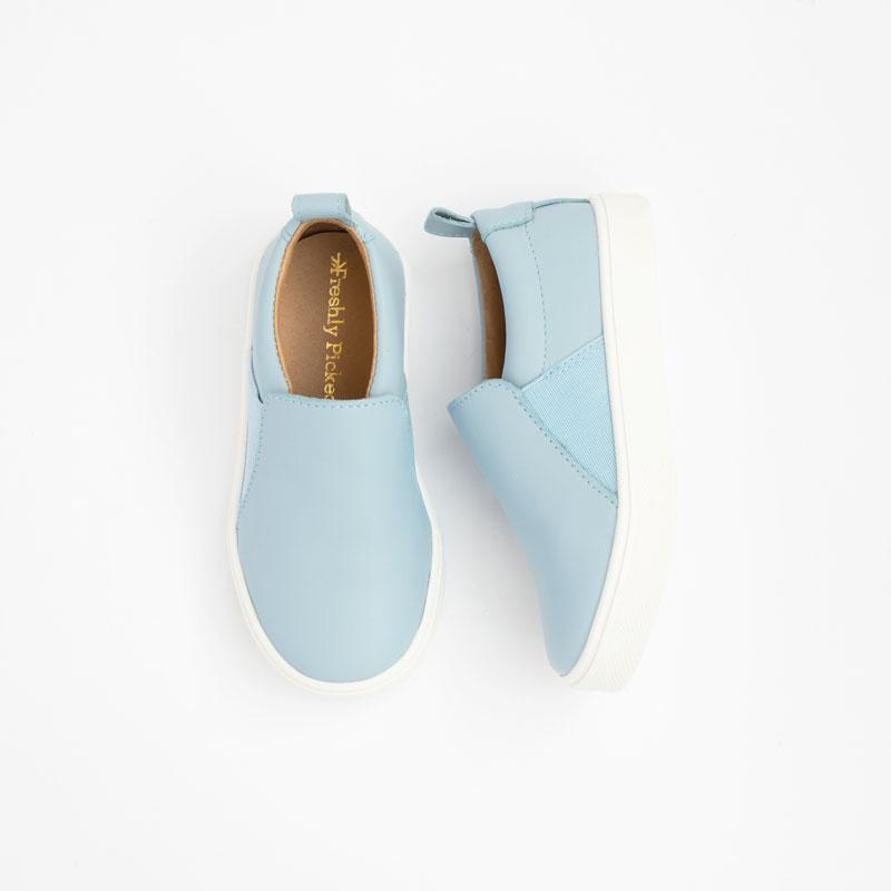 Powder Blue Slip-On Sneaker Kids - Classic Slip-On Sneaker Kids Sneakers