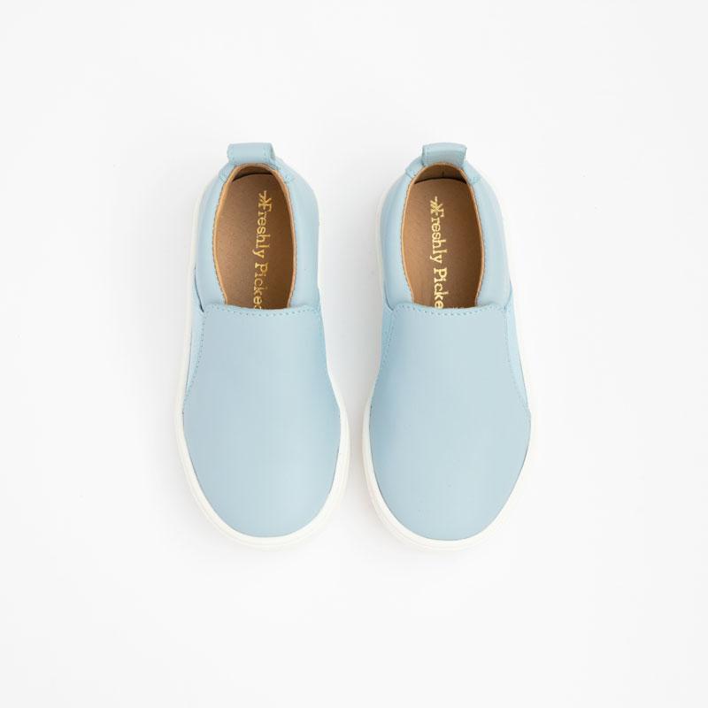 Powder Blue Slip-On Sneaker Kids - Classic Slip-On Sneaker Kids Sneakers