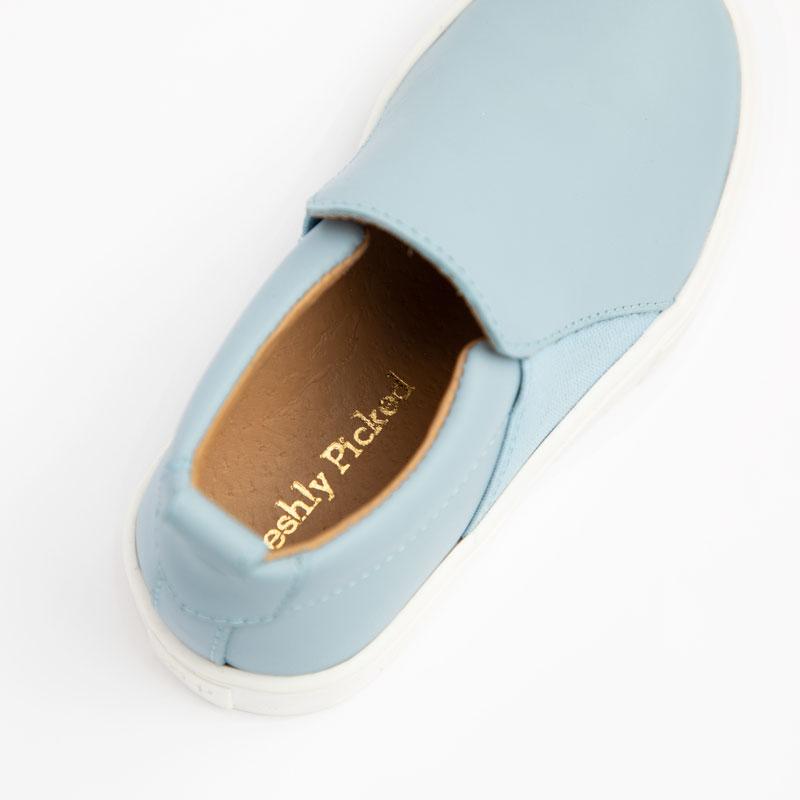 Powder Blue Slip-On Sneaker Kids - Classic Slip-On Sneaker Kids Sneakers