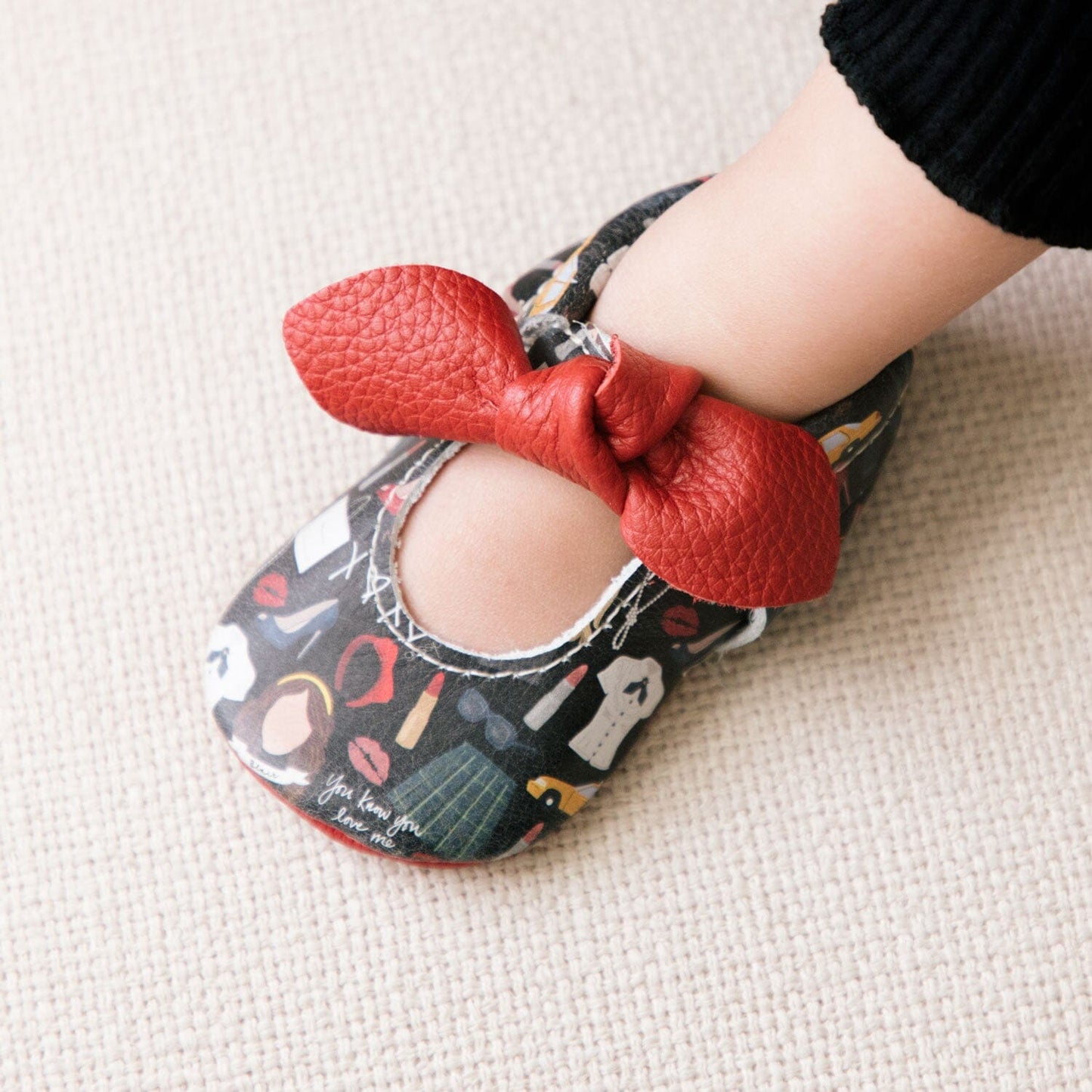 Gossip Girl Knotted Bow Mocc Knotted Bow Mocc Soft Sole