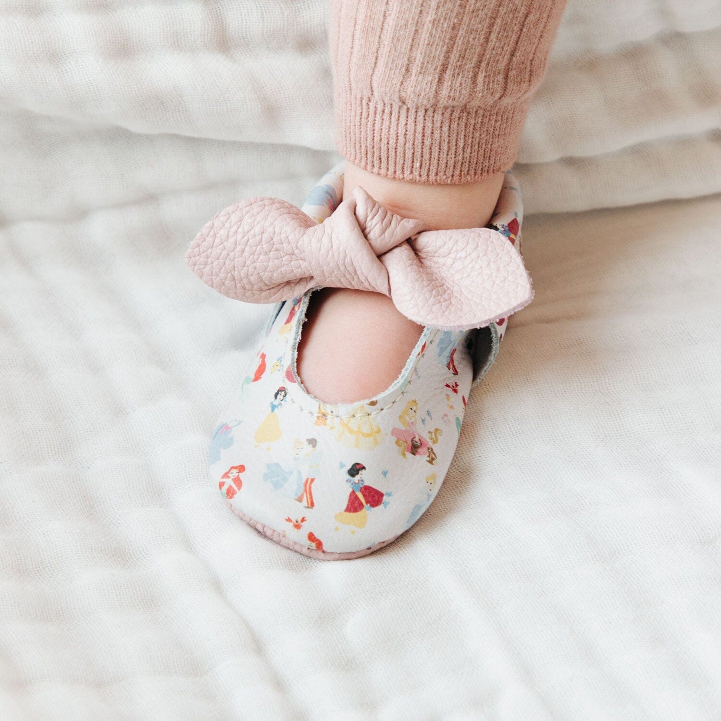 Princesses II Knotted Bow Mocc Knotted Bow Mocc Soft Sole