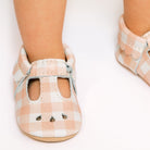 Melon Gingham Mary Jane Mary Jane Soft Sole