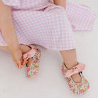 Spring Bouquet Knotted Bow Mocc Knotted Bow Mocc Soft Sole