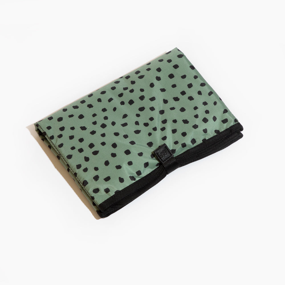 Sage Dapple Dot Changing Mat Changing Mat Bag Accessory