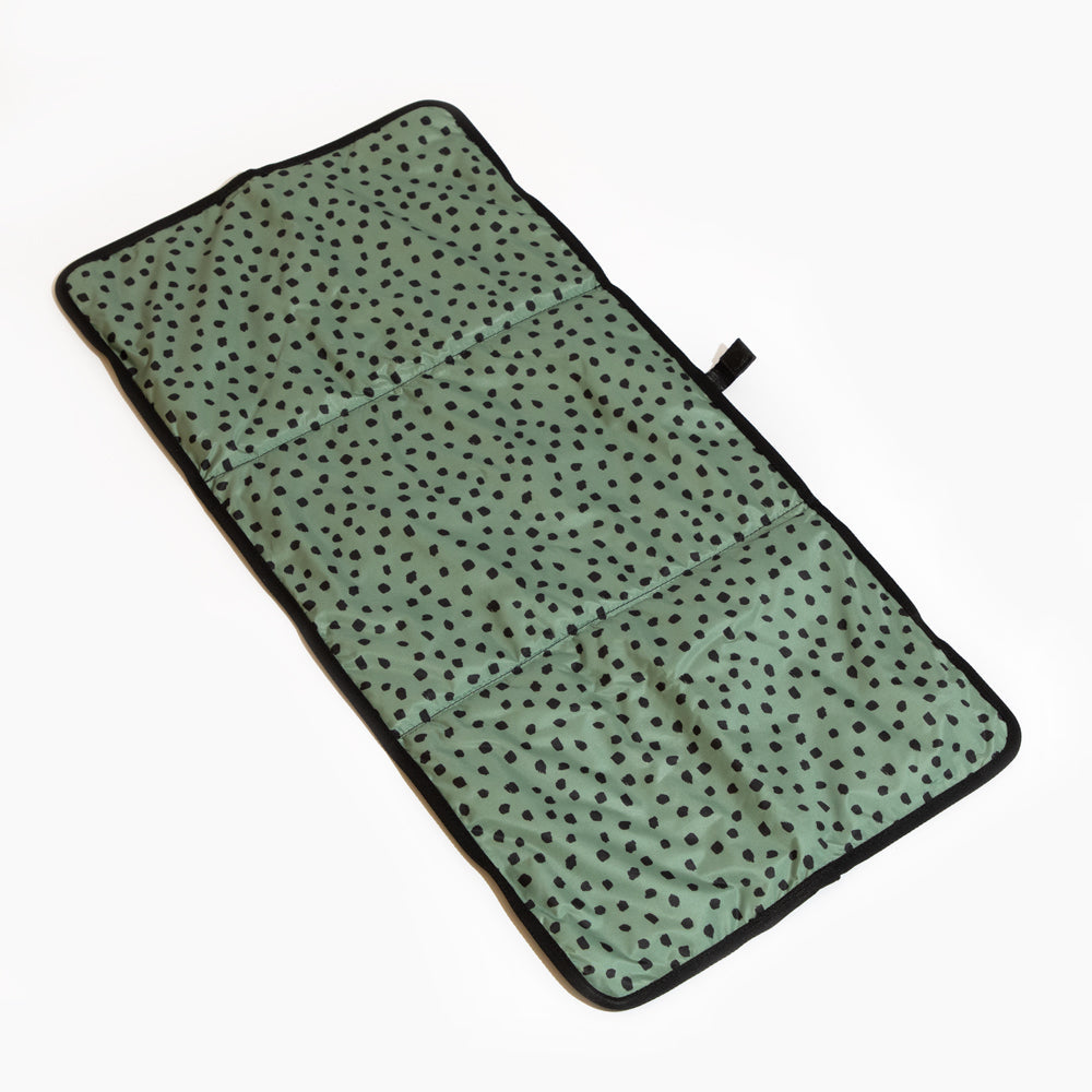 Sage Dapple Dot Changing Mat Changing Mat Bag Accessory