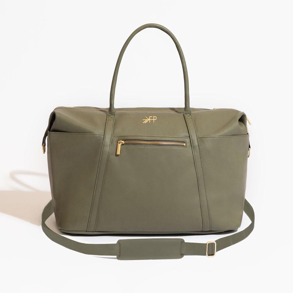 Sage Green Weekender Bag | Designer Weekender Bag For Moms