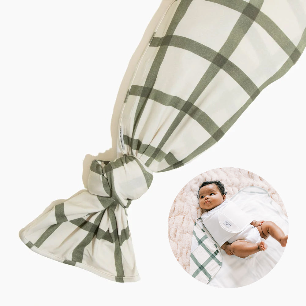 Sage Windowpane Swaddle II Swaddle II Sleep