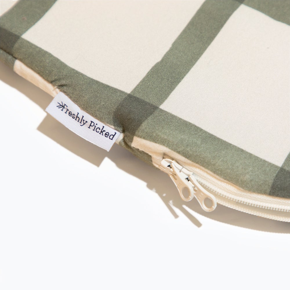 Sage Windowpane Blanket Sleeper Blanket Sleeper Sleep