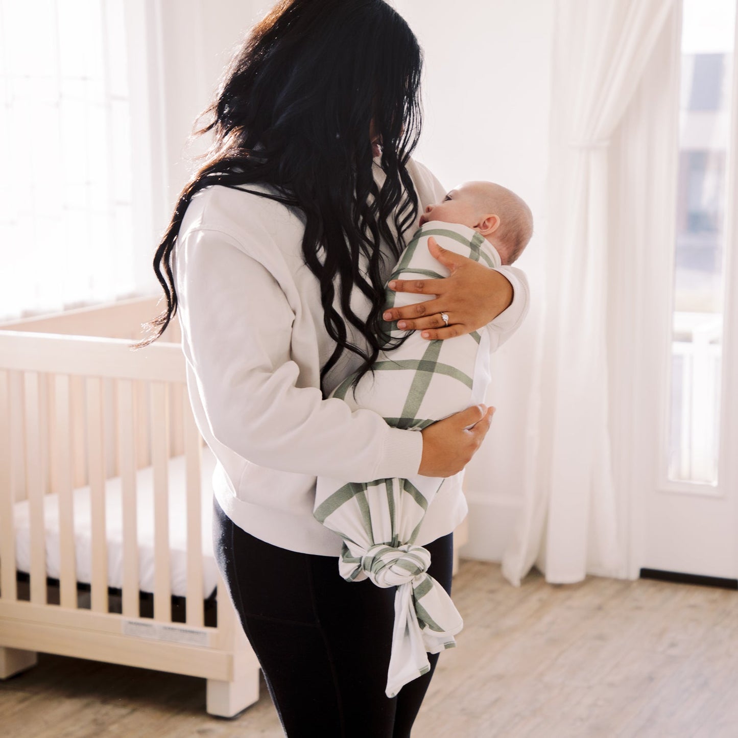 Sage Windowpane Swaddle II Swaddle II Sleep