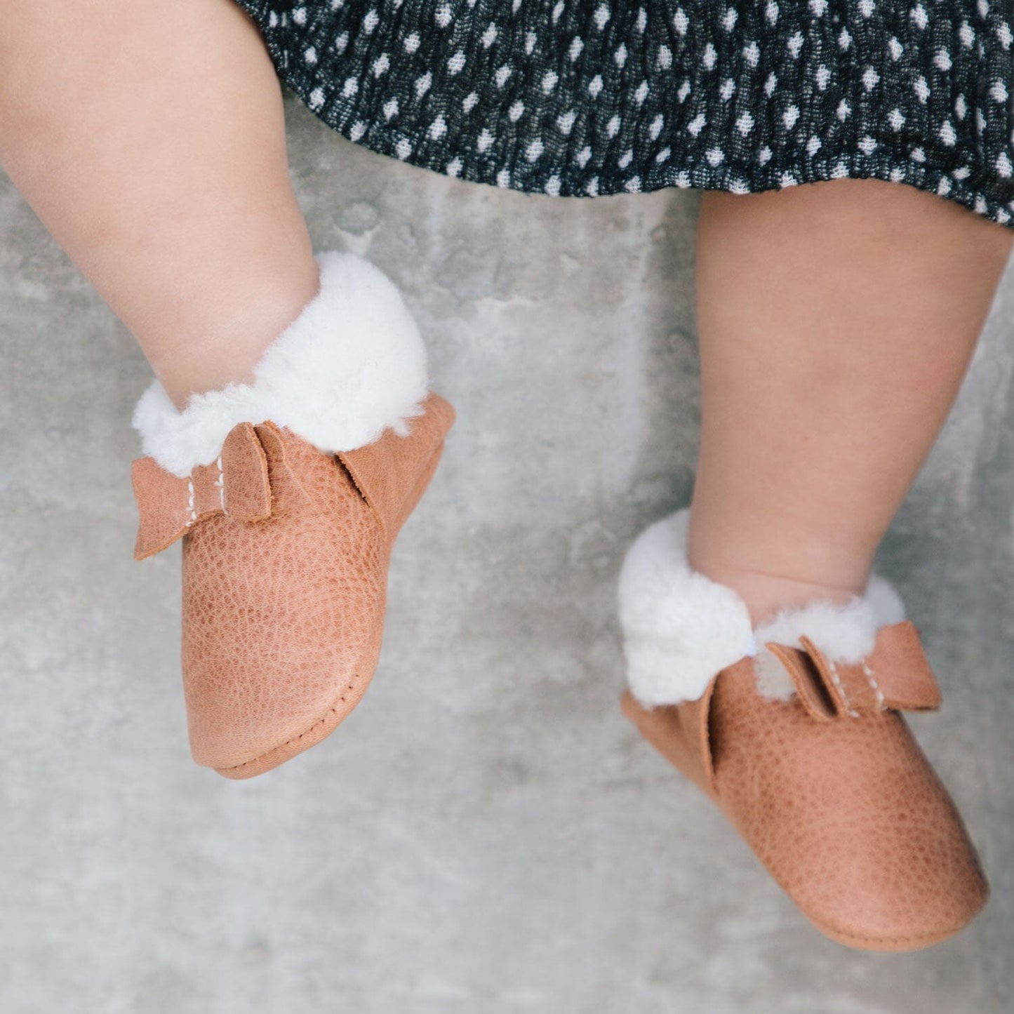 Zion Shearling Bow Mocc Shearling Bow Mocc Soft Sole