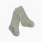 Heathered Gray Ribbed Tube Sock Ribbed Tube Sock Socks