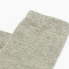 Heathered Gray Ribbed Tube Sock Ribbed Tube Sock Socks