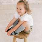 Heathered Gray Ribbed Tube Sock Ribbed Tube Sock Socks