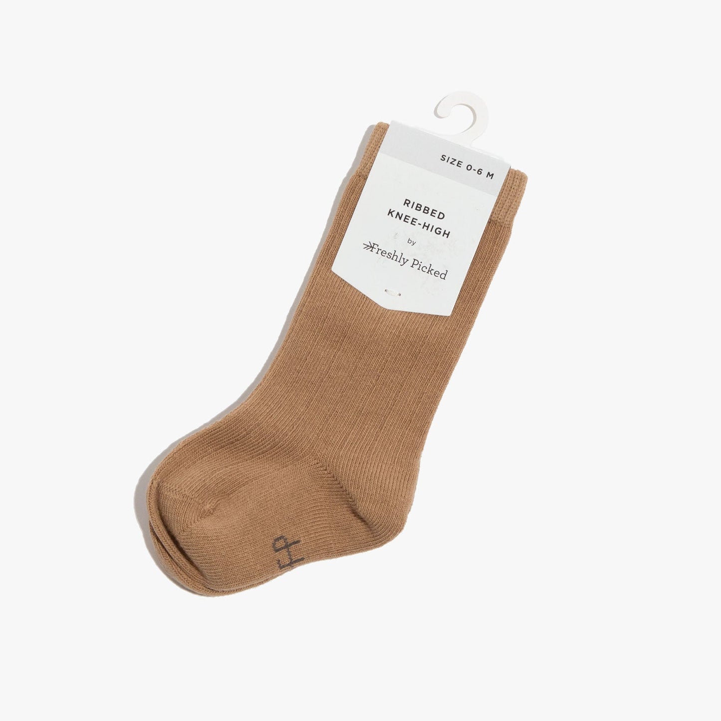 Weathered Brown Ribbed Tube Sock Ribbed Tube Sock Socks
