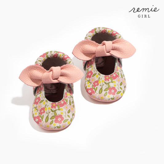 Spring Bouquet Knotted Bow Mocc Knotted Bow Mocc Soft Sole