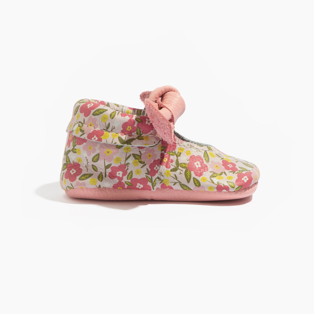 Spring Bouquet Knotted Bow Mocc Knotted Bow Mocc Soft Sole