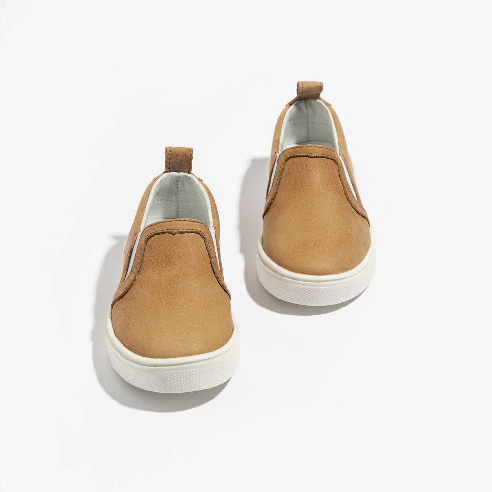 Weathered Brown Slip-On Sneaker Kids - Slip-On Sneaker Kids Sneaker 