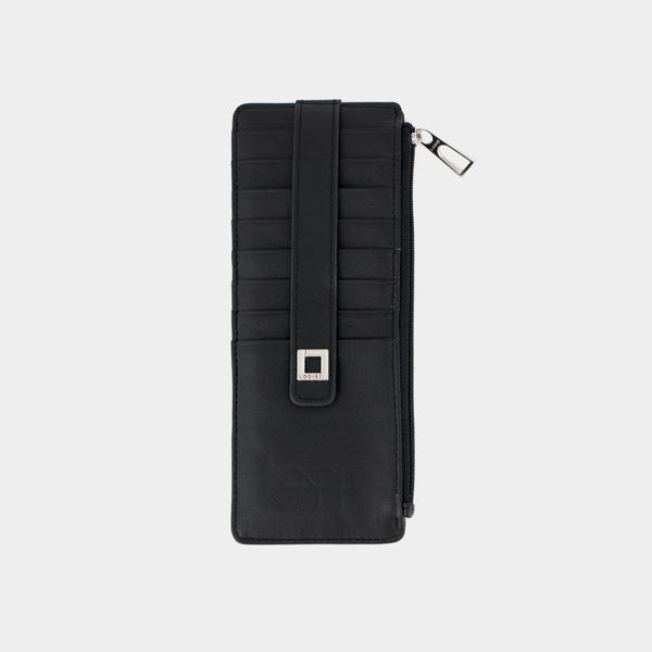 BLACK LEATHER WALLET SWAG Freshly Picked Baby Shoes & Gifts