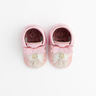 Watercolor Aurora Bow Mocc Bow Moccasins Soft Soles