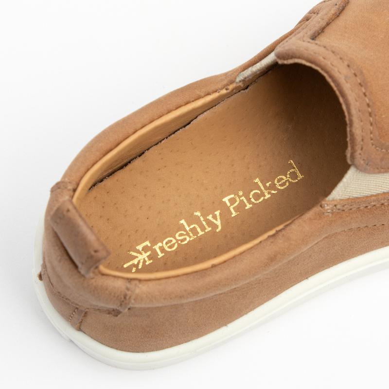 Weathered Brown Slip-On Sneaker Kids - Slip-On Sneaker Kids Sneakers