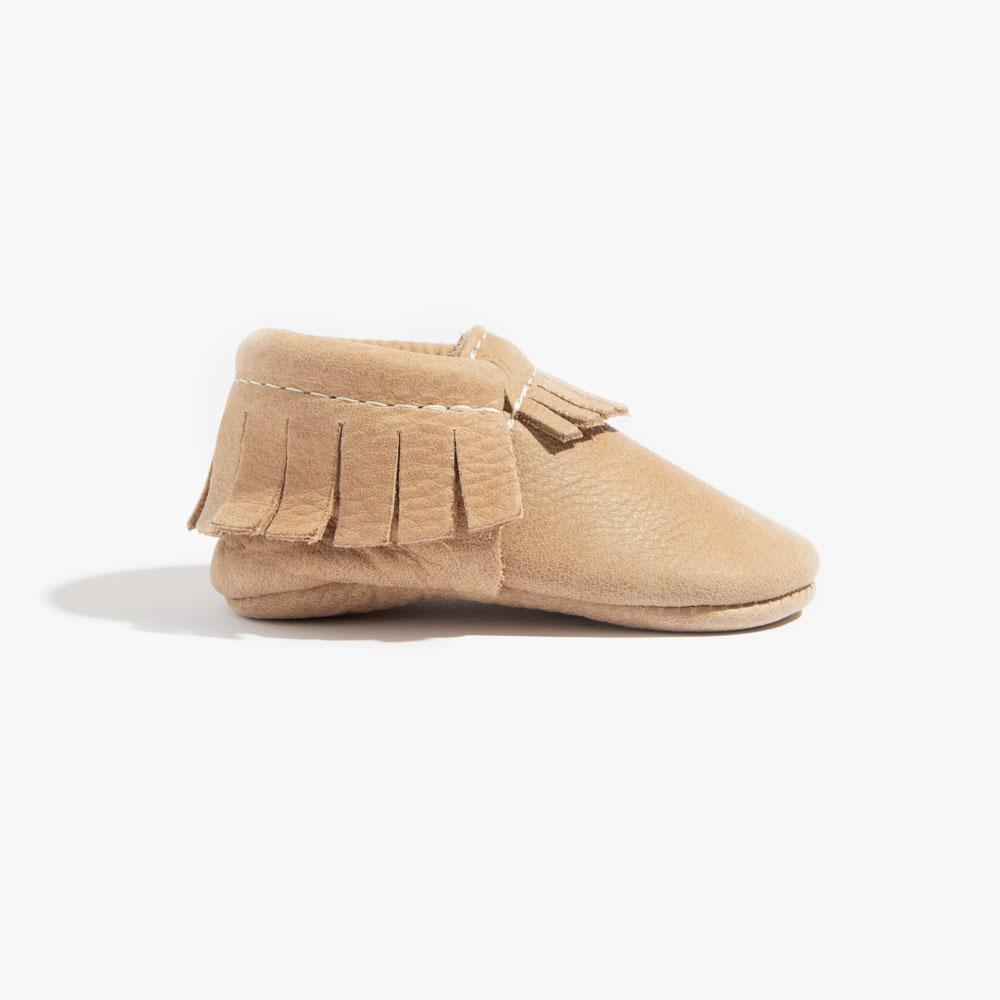 Weathered Brown Moccasins Soft Soles