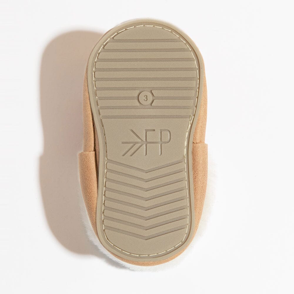 Weathered Brown Shearling Mocc Shearling Mocc Soft Sole