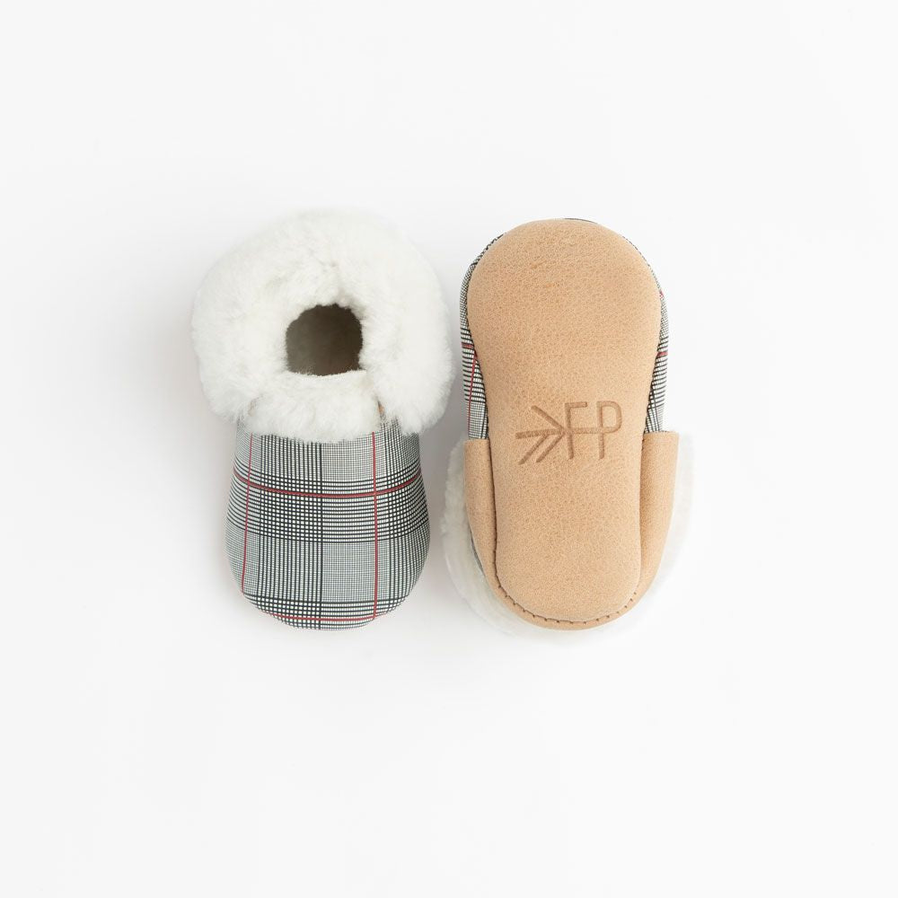 Plaid Tidings Shearling Mocc Shearling Mocc Soft Sole