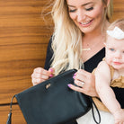 Ebony Classic Zip Pouch Classic Zip Pouch Bag Accessory