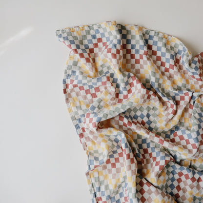 Organic Cotton Muslin Swaddle Blanket