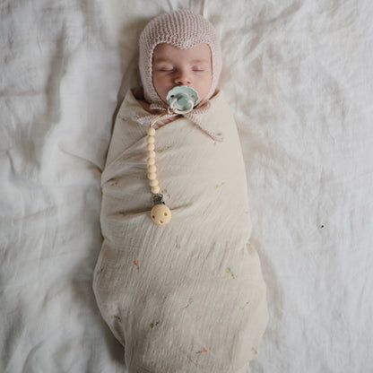 Organic Cotton Muslin Swaddle Blanket