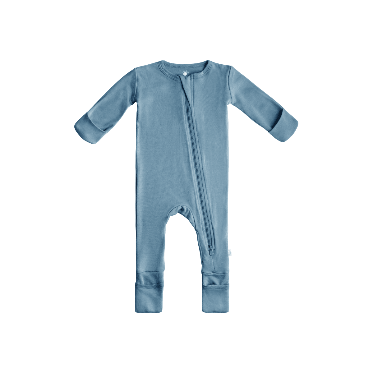 Baby Bamboo Pajamas w/ DreamCuffs® Pajamas Dreamland Baby Ocean Blue 0 - 3 Months 