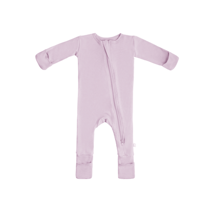 Baby Bamboo Pajamas w/ DreamCuffs® Pajamas Dreamland Baby Blush 0 - 3 Months 