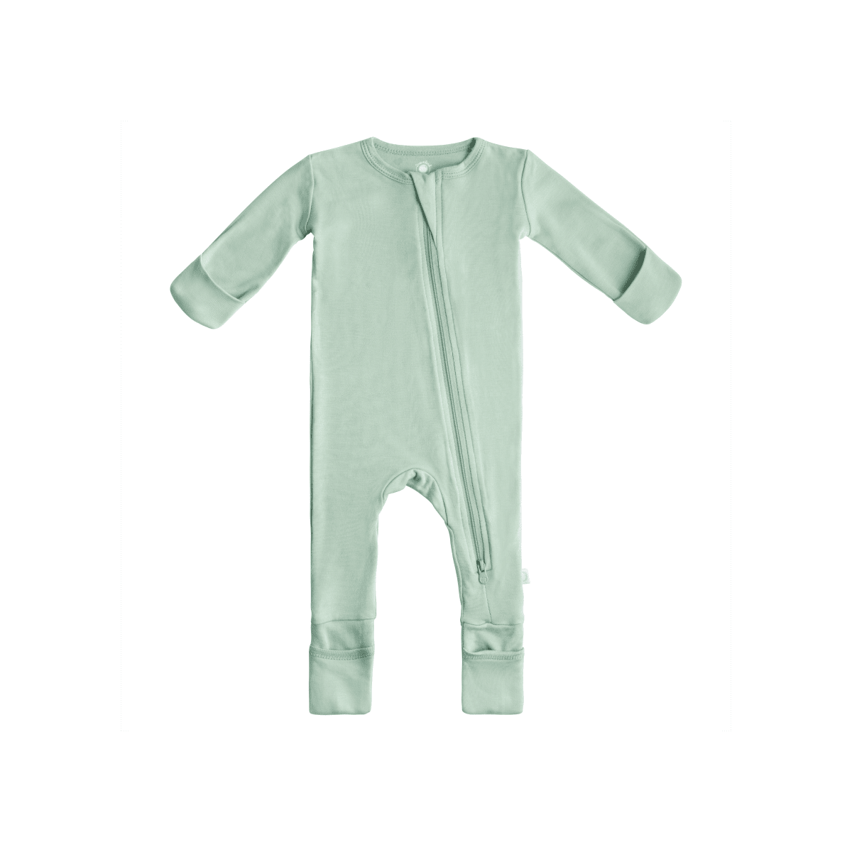 Baby Bamboo Pajamas w/ DreamCuffs® Pajamas Dreamland Baby Sage Green 0 - 3 Months 