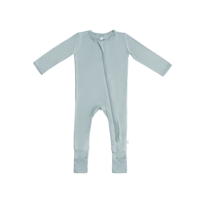 Baby Bamboo Pajamas w/ DreamCuffs® Pajamas Dreamland Baby Slate 6 - 9 Months 