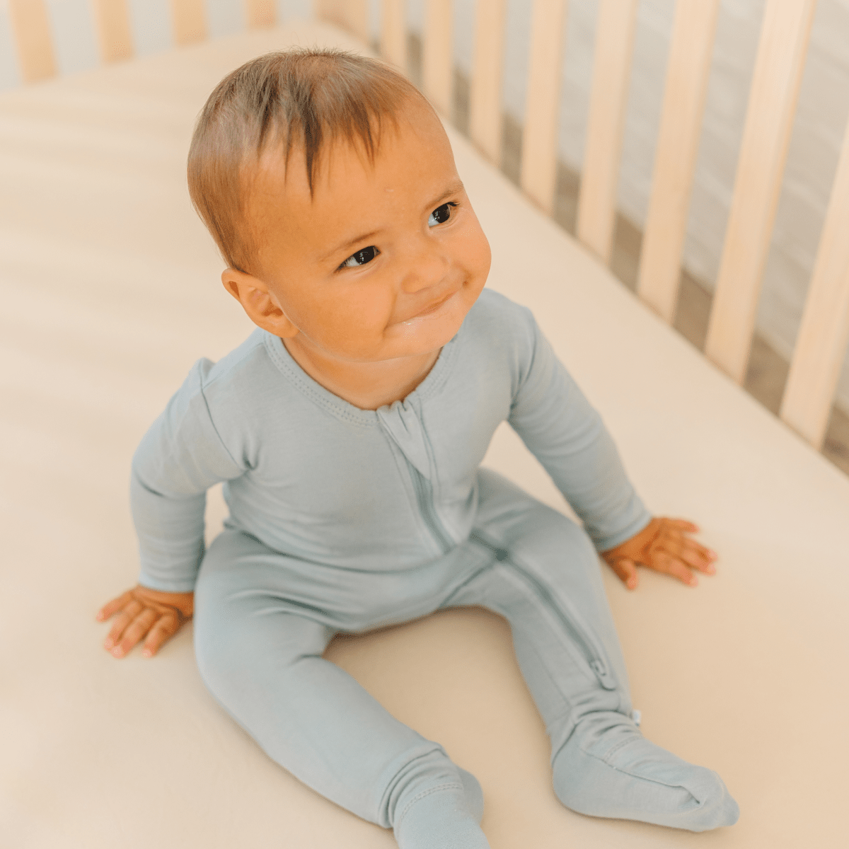 Baby Bamboo Pajamas w/ DreamCuffs® Pajamas Dreamland Baby 