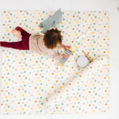 Playful Posies Organic Cotton Mat