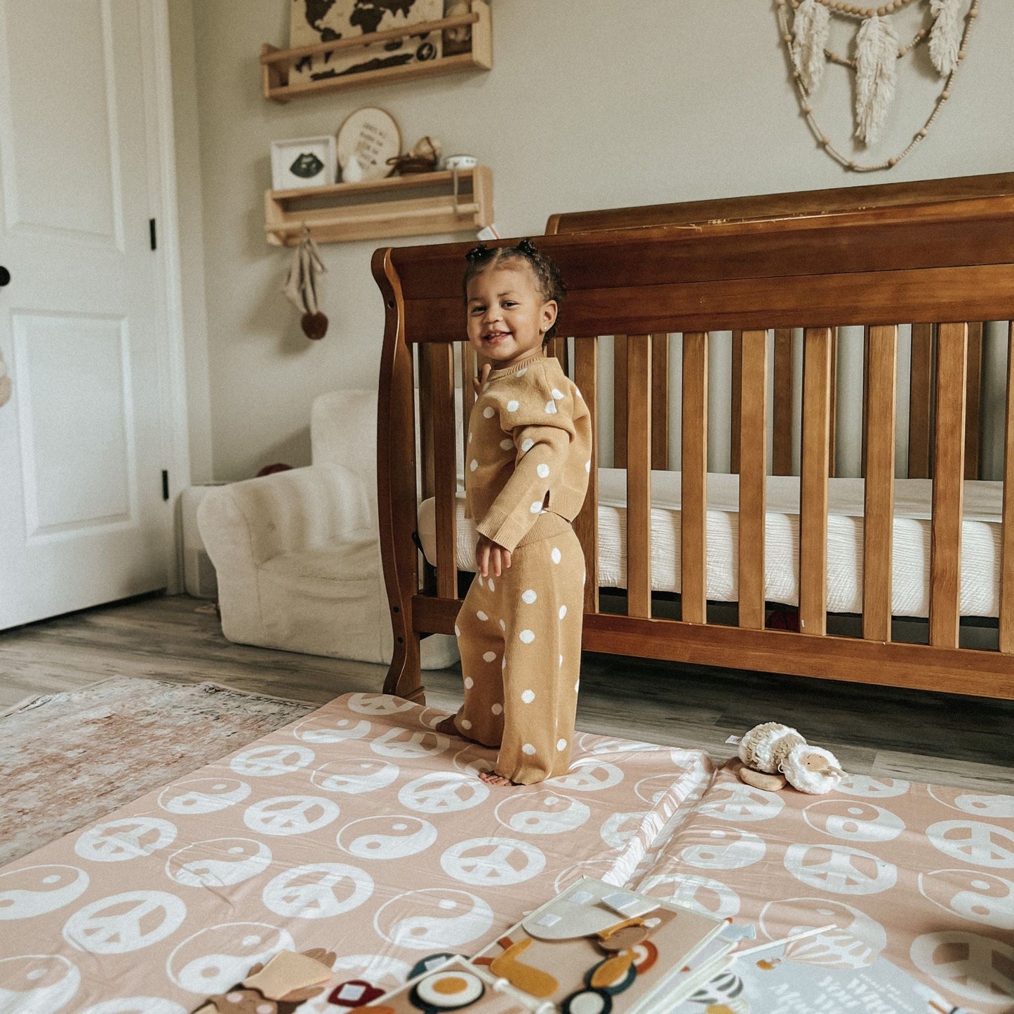 Yin Yang Organic Cotton Mat