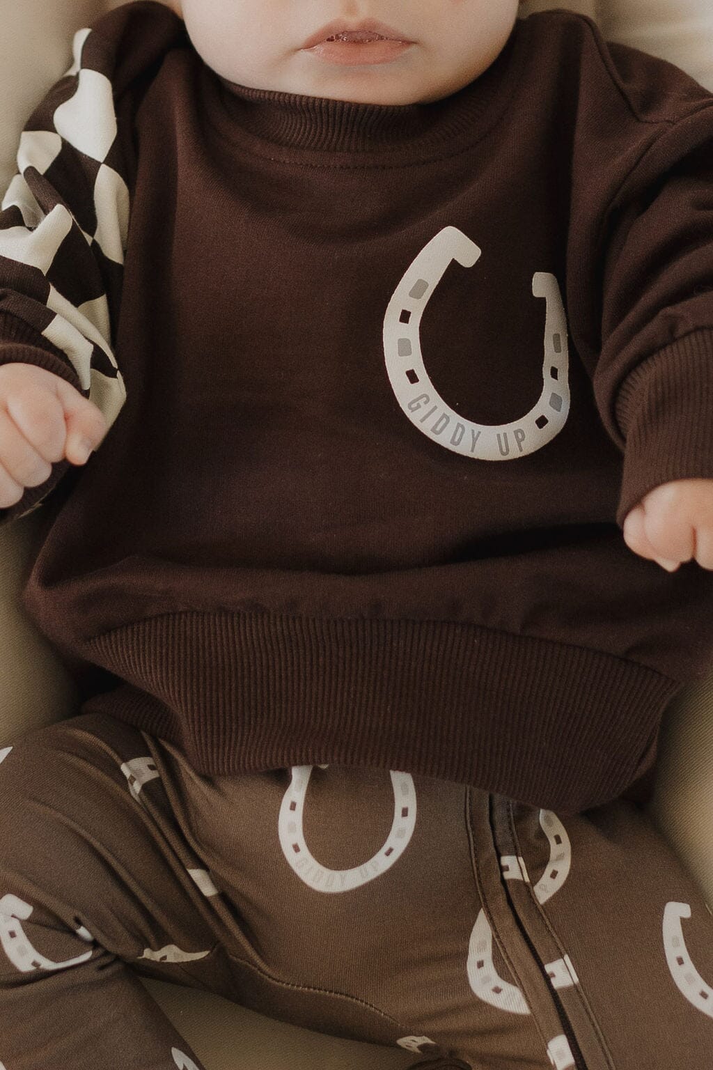 Bamboo Zip Pajamas | Giddy Up Pajamas forever french baby 