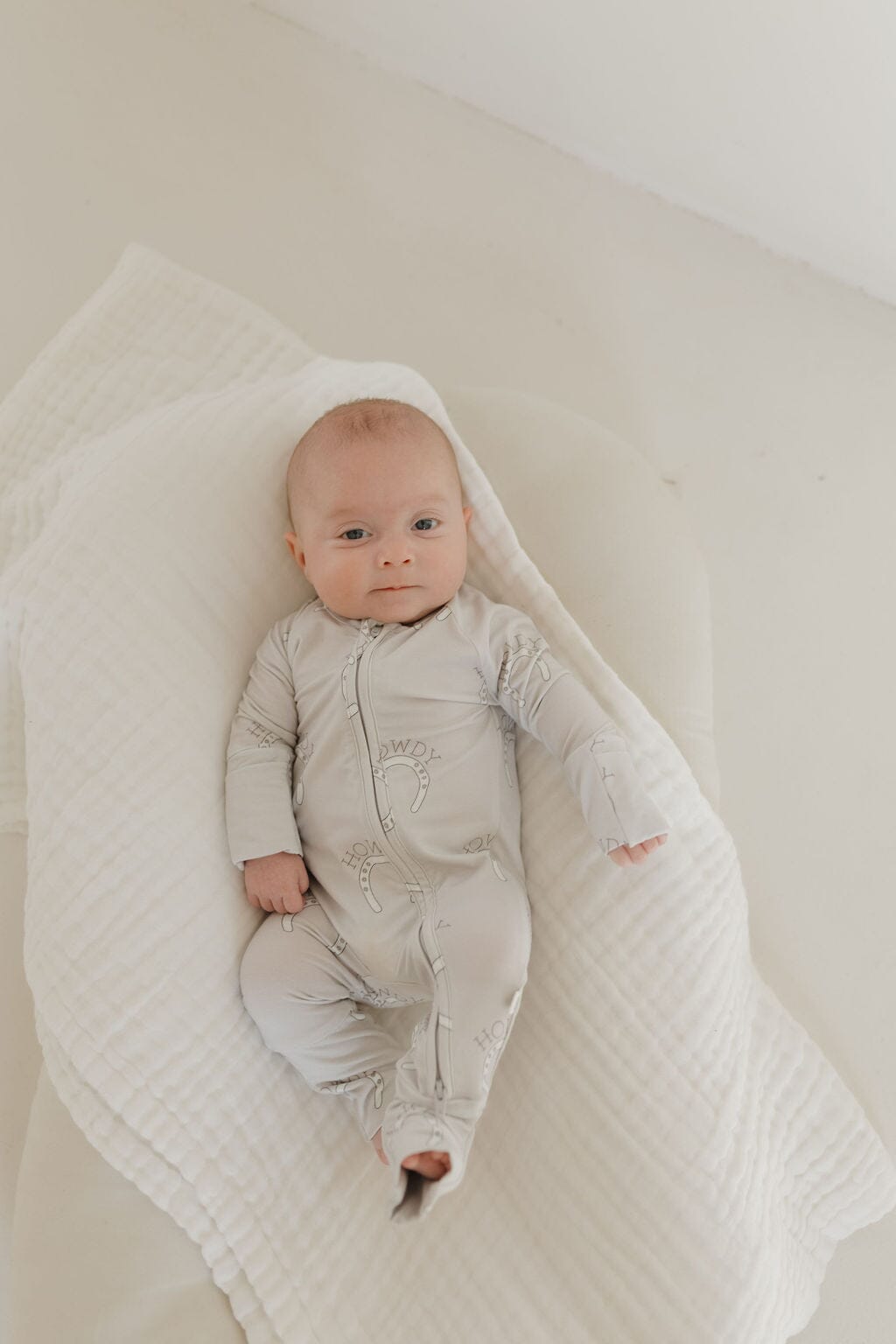 Bamboo Zip Pajamas | Howdy Pajamas forever french baby 