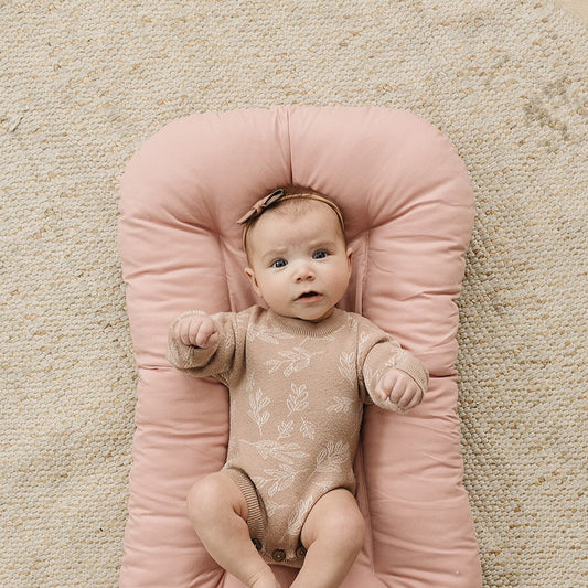 Infant Lounger Pillow - Blush