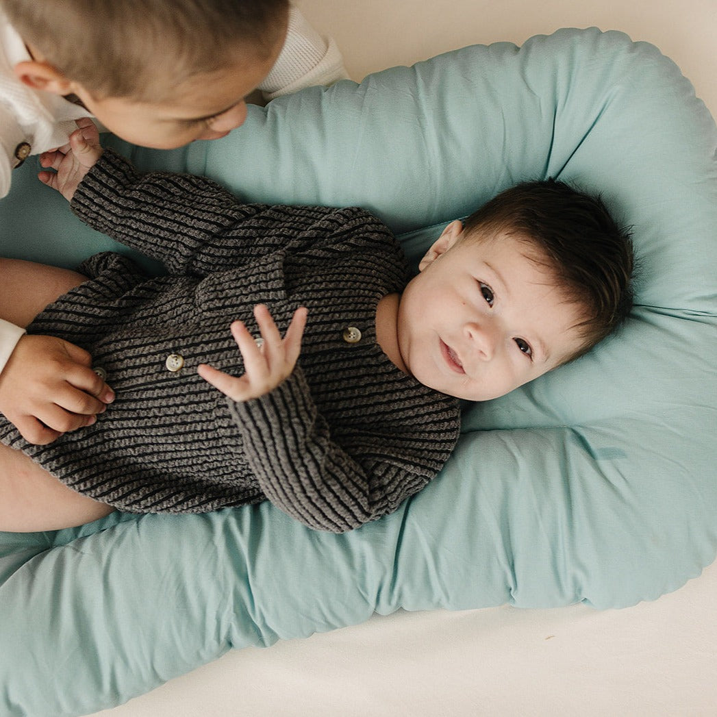 Infant Lounger Pillow - Eucalyptus