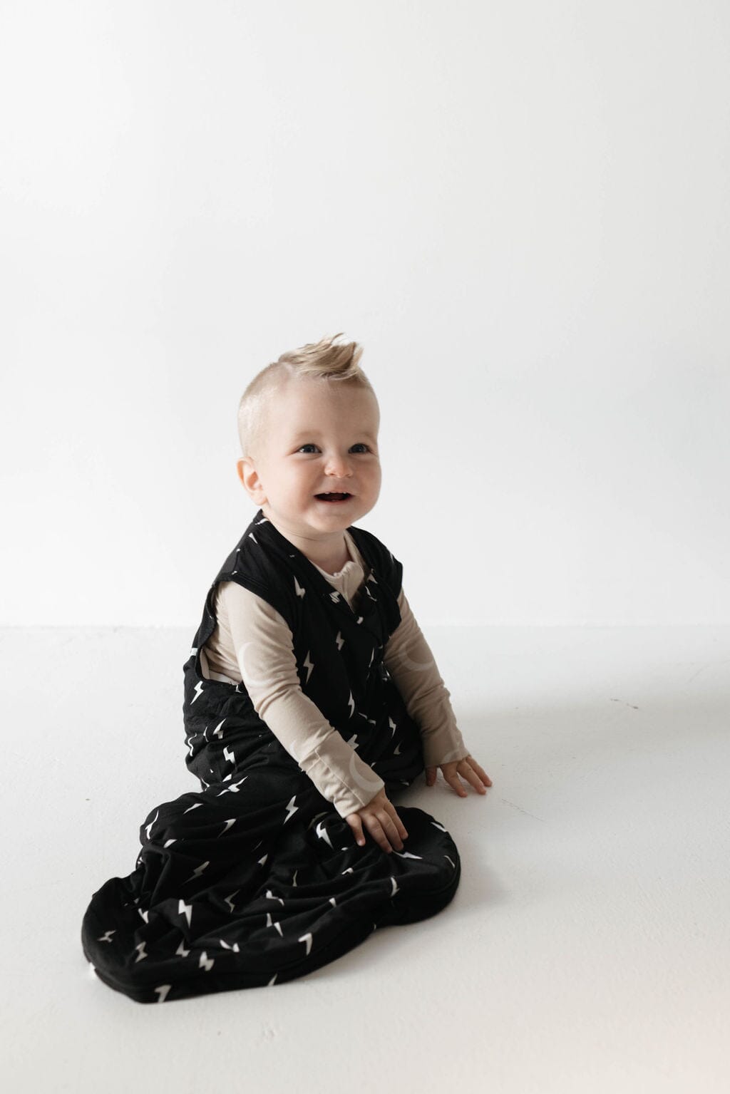 Bamboo Sleep Sack | Midnight Lightning Bolt sleep sack forever french baby 