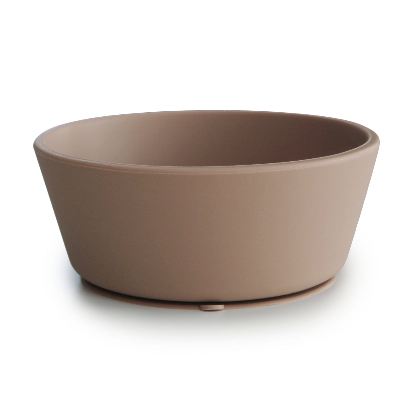 Silicone Suction Bowl silicone tableware Mushie Natural 