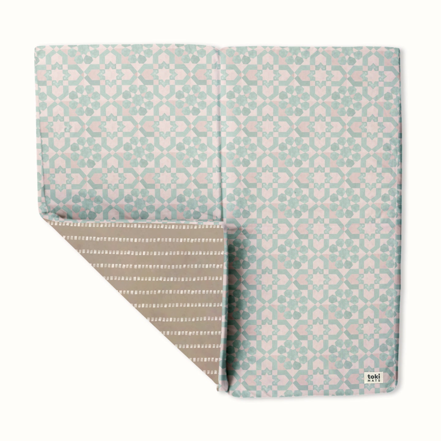 Green Tile Organic Cotton Mat